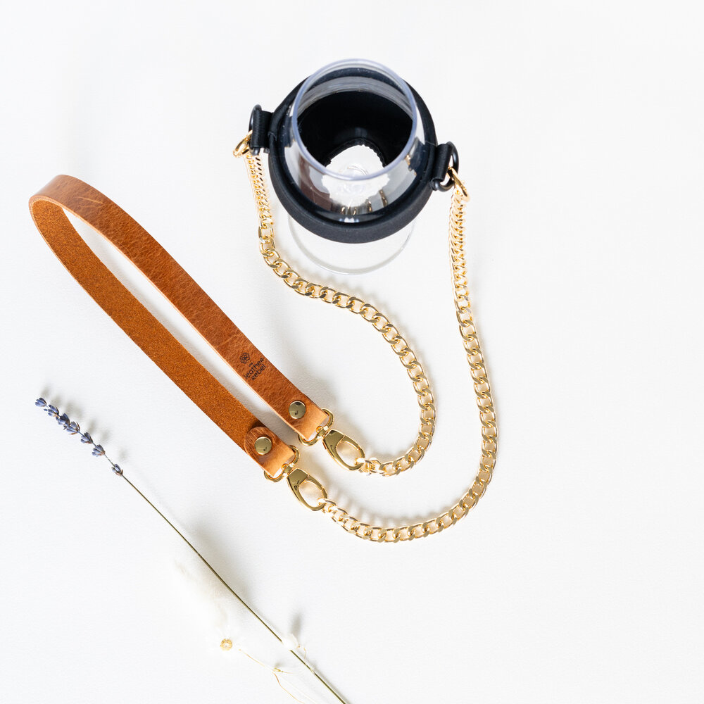 Wijnglashouder cognac - goud