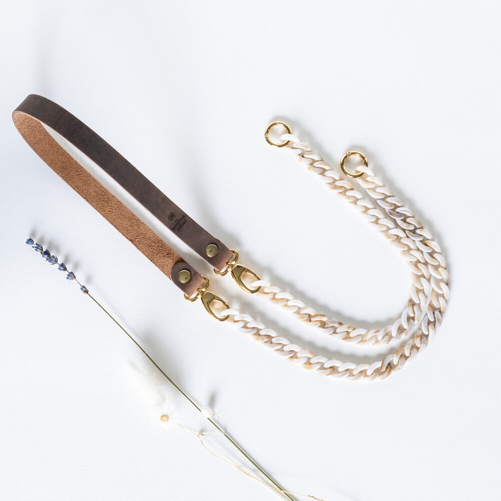 Telefoonkoord buffel bruin - beige