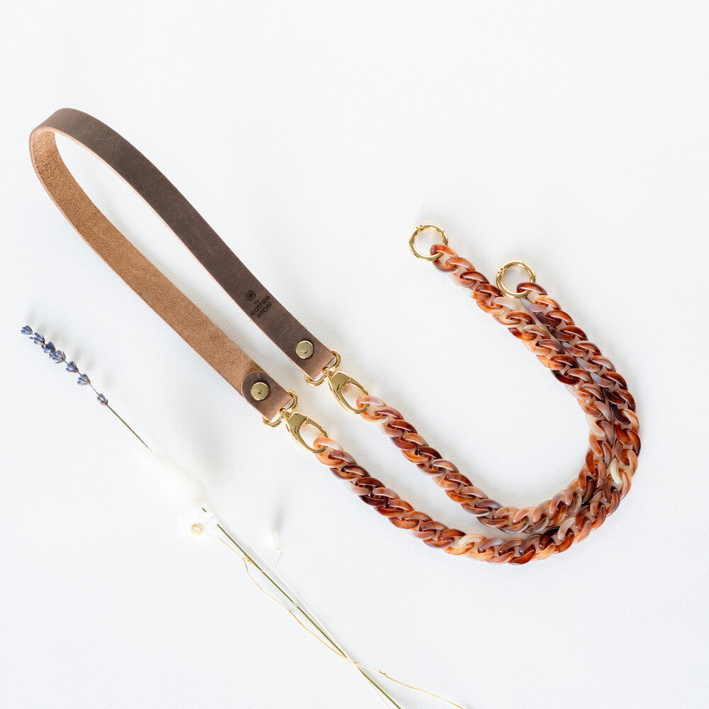 Telefoonkoord buffel bruin - bruin