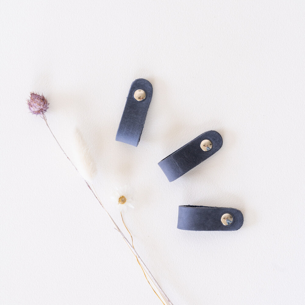 Servetingen vintage blauw