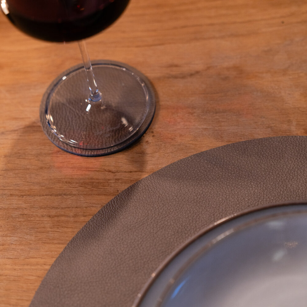 Placemat/onderlegger taupe