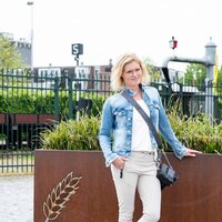 Schouderriem - Vintage blauw