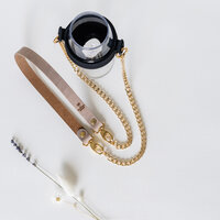 Wijnglashouder beige goud