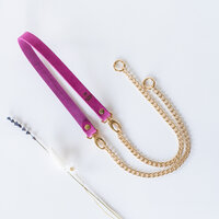Telefoonkoord roze goud