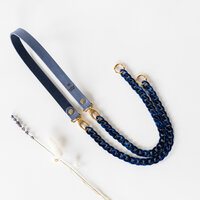 Telefoonkoord blauw - blauw