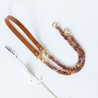 Telefoonkoord cognac - bruin