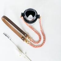 Wijnglashouder buffel bruin - oud roze