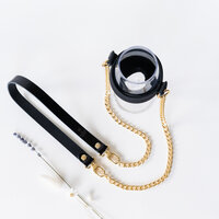 Wijnglashouder zwart - goud