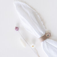 Servetingen vintage beige
