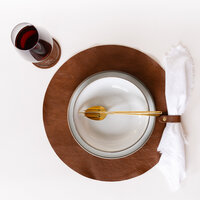 Placemat/onderlegger bruin