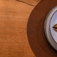 Placemat/onderlegger bruin