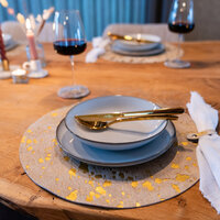 Placemat/onderlegger beige goud