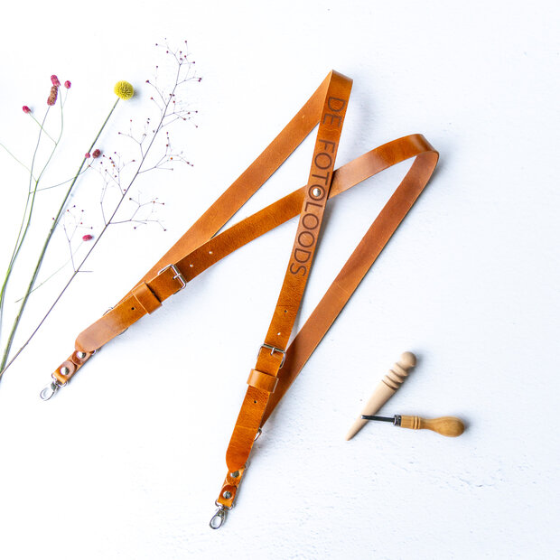 Single camera harness - Vintage blue