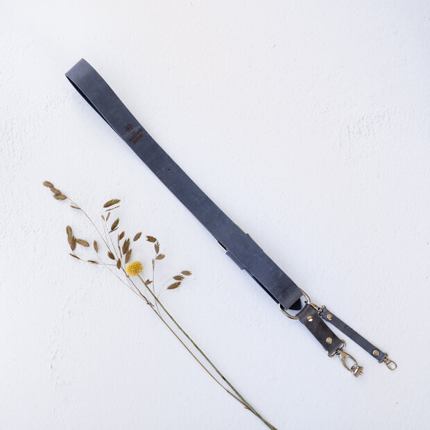 Schouderriem - Vintage blauw