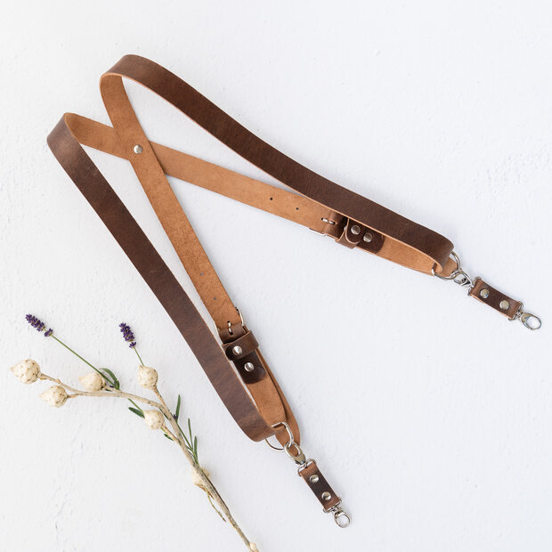 Single camera harness - Buffalo brown