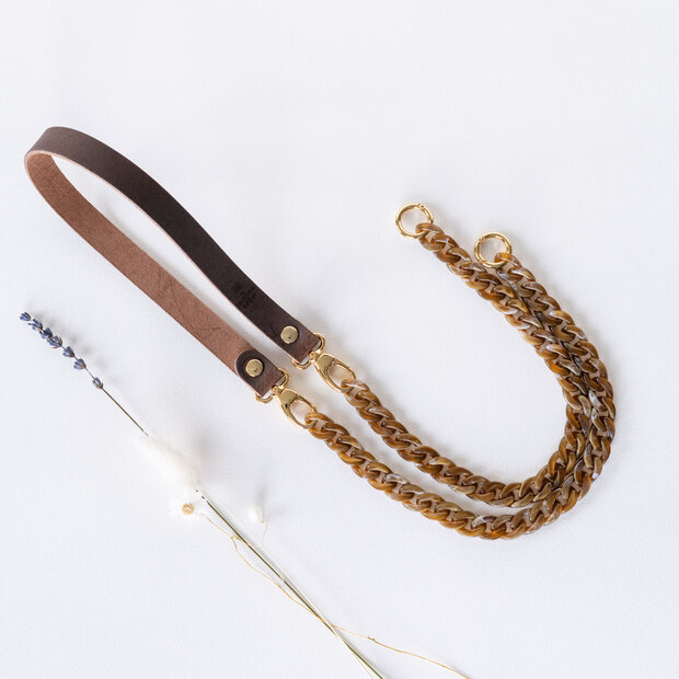 Telefoonkoord buffel bruin groen