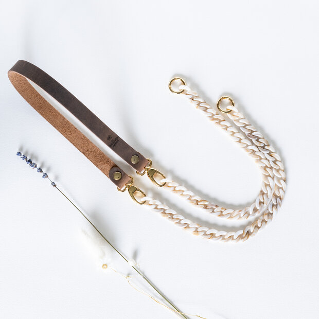 Telefoonkoord buffel bruin - beige