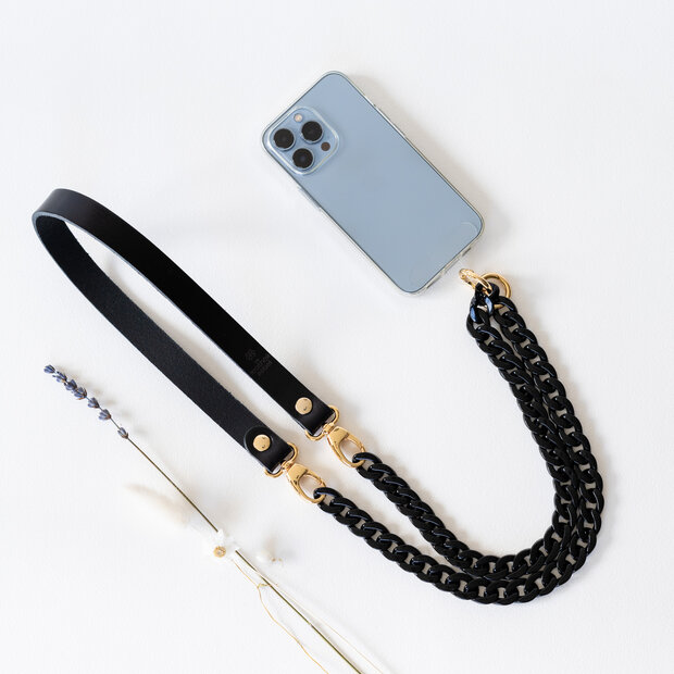 Telefoonkoord zwart - zwart