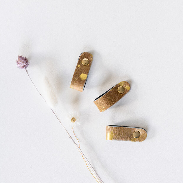 Servetingen bruin - goud