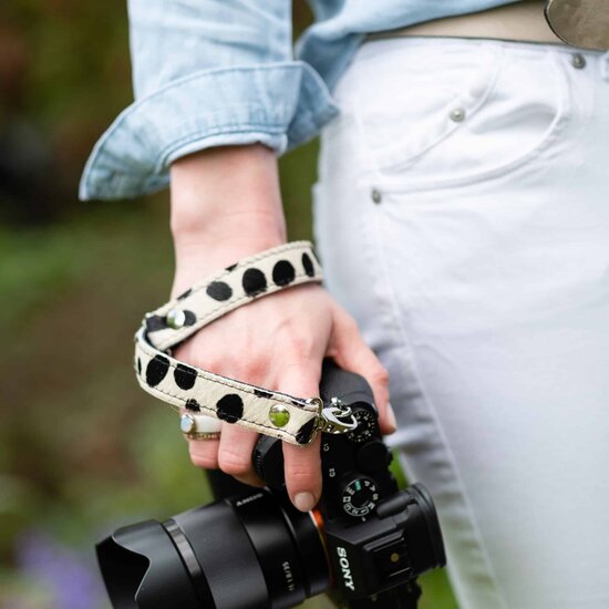 Polsband met print - Print grote stip