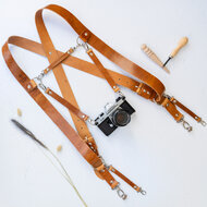Extra camera attachment for harness - Cognac