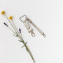 Camera mount straps - Print silver